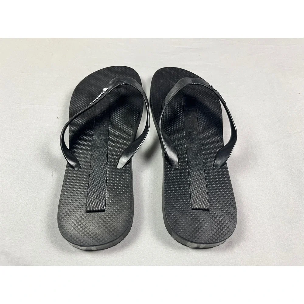 Grounders Mens Black Flip Flops Thong Sandals Size 11 Grounding Earthing New
